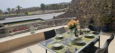 Un balcón o terraza de Villa LULA - Anfi Tauro Golf