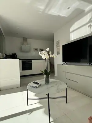 Una cocina o zona de cocina en Primera línea Aquamarina Anfi del Mar