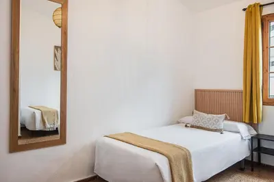 Cama o camas de una habitación en Paradise Dúplex Garden & Beach Maspalomas