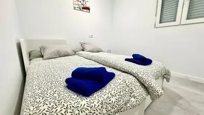 Cama o camas de una habitación en The white house