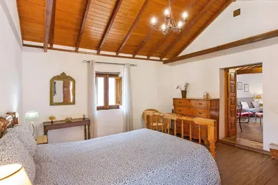 Cama o camas de una habitación en Tasarte by Villas Rivero