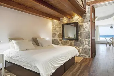 Cama o camas de una habitación en Villa Quintanilla by Villas Rivero