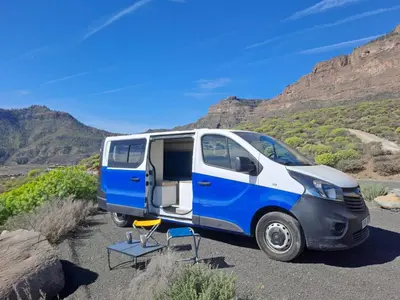 Paisaje cerca de este camping