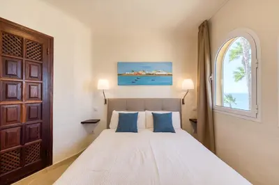 Cama o camas de una habitación en Altamar, 2 Bedroom - by Gestión Vacacional Canarias