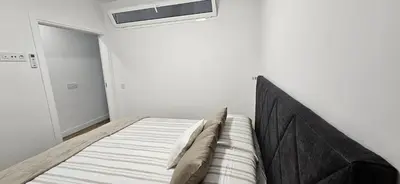 Cama o camas de una habitación en APARTAMENTO MAR Y SOL