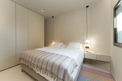 Cama o camas de una habitación en Vivelorural Villa Óscar, Maspalomas