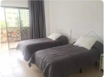 Cama o camas de una habitación en Agaete Parque