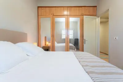 Cama o camas de una habitación en Vivelorural Villa Oscar 2, Maspalomas