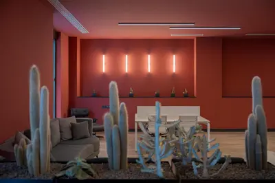 Zona de estar de Hotel LIVVO La Escarlata