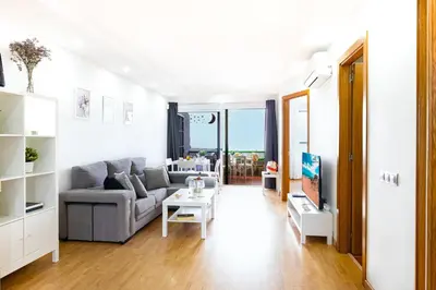 Zona de estar de Aquarius 18 by VillaGranCanaria