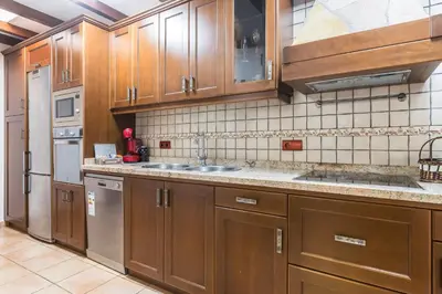 Una cocina o zona de cocina en Villa Janeth Agaete