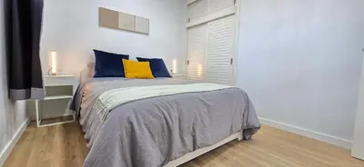 Cama o camas de una habitación en Refugio Del Mar
