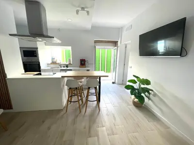 Una cocina o zona de cocina en Vivienda en San Andrés