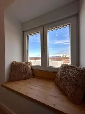 Zona de estar de Vivienda en San Andrés