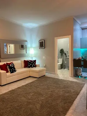 Zona de estar de Basement apartments