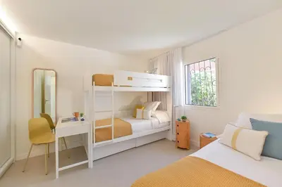 Cama o camas de una habitación en Red Rocks by VillaGranCanaria