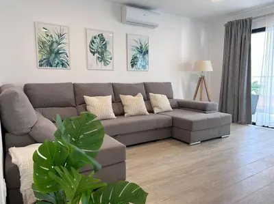 Zona de estar de Lupama Suite Arguineguín beach