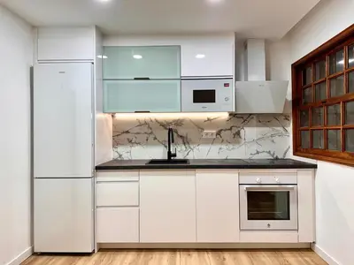 Una cocina o zona de cocina en Newly listed and renovated Bungalow in Parque Golf Maspalomas
