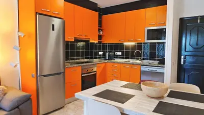 Una cocina o zona de cocina en Yumbo Center 1 Bedroom Apartment