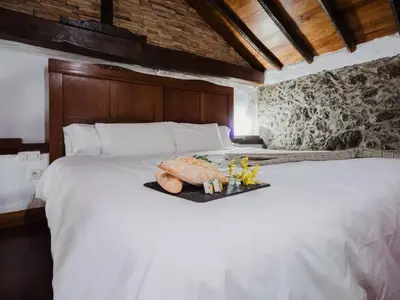 Cama o camas de una habitación en Las Calas B by Villas Rivero