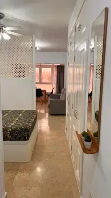 Cama o camas de una habitación en Apartamento Jara Canteras