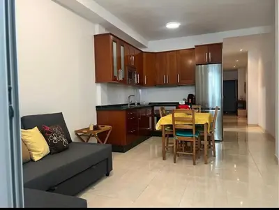 Una cocina o zona de cocina en Apartamento Bonito Las Canteras