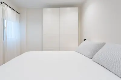 Cama o camas de una habitación en Vivelorural Vista Canteras