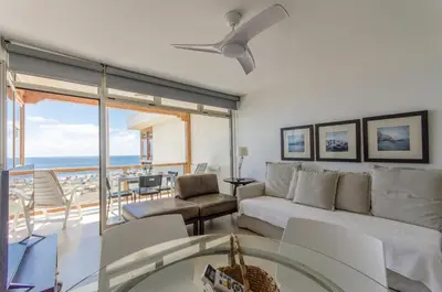 Zona de estar de Vv - San Agustín Seaview Apartment