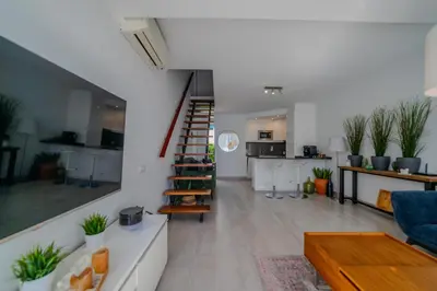 Una cocina o zona de cocina en Bungalow jacuzzi PDI terraza