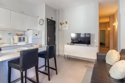 Una cocina o zona de cocina en Apartment in Salinetas Beach