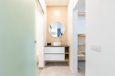 Cama o camas de una habitación en Garden House - La Isleta