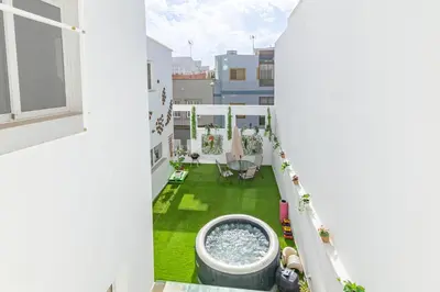 Jardín al aire libre en Garden House - La Isleta