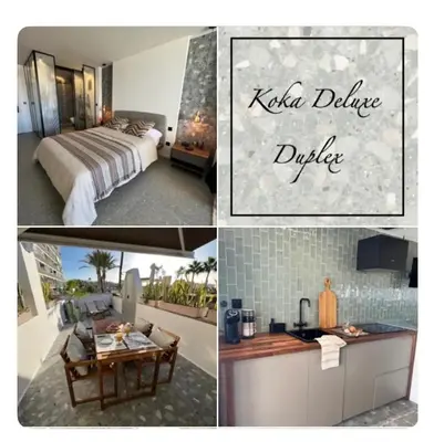 Cama o camas de una habitación en Koka Deluxe Duplex