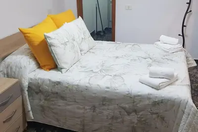 Cama o camas de una habitación en Vacacional Tegueste 2ºD