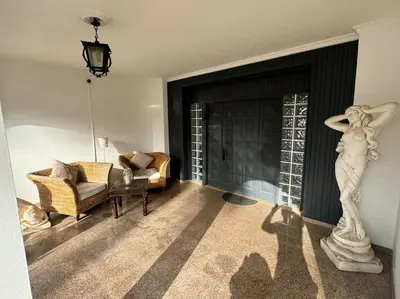 Zona de estar de Large Villa in Maspalomas with Huge Private Pool, Jacuzzi & Gym