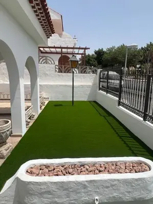 Jardín al aire libre en Large Villa in Maspalomas with Huge Private Pool, Jacuzzi & Gym
