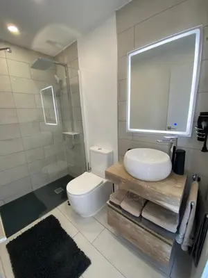 Un baño de Solymar Luxus Apartment
