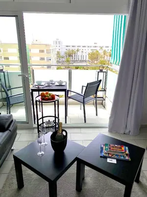 Zona de estar de Solymar Luxus Apartment