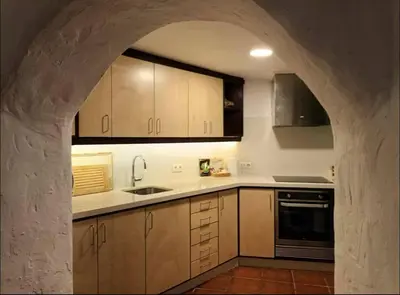 Una cocina o zona de cocina en Casa Cueva Bandama
