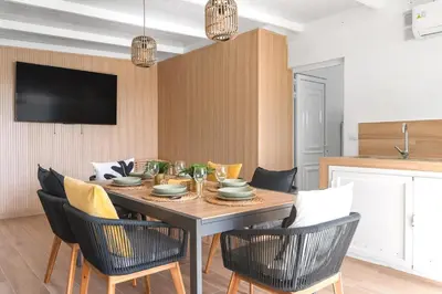 Una cocina o zona de cocina en Villa Coco