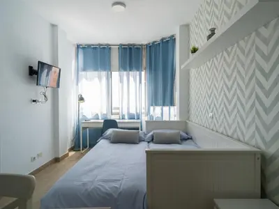Cama o camas de una habitación en Canteras-Puntilla Beach