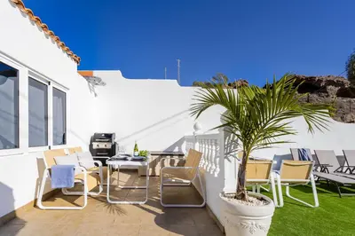 Un patio o zona al aire libre en House of dreams