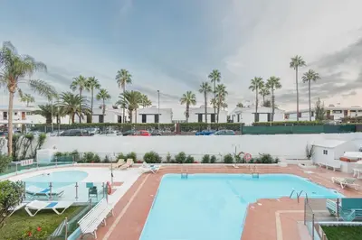 Piscina en o cerca de Home with Terrace in Playa del Ingles-Pool & Beach