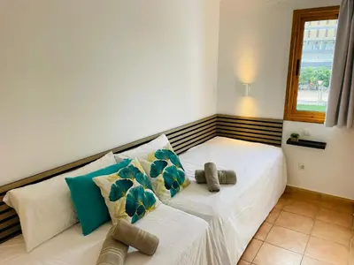 Cama o camas de una habitación en Las Brisas 51 by SunHousesCanarias