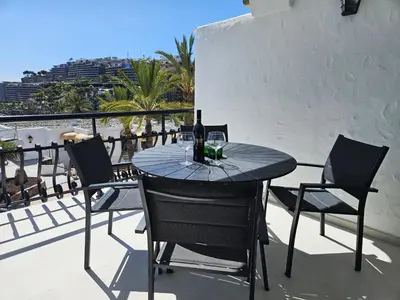 Un balcón o terraza de Suite Aquamarina - Seaside Apartment
