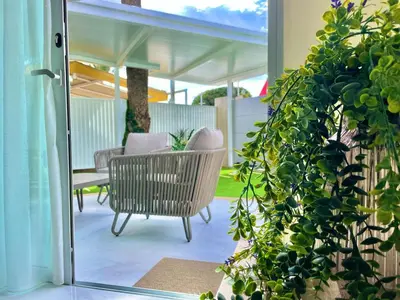 Zona de estar de Luxury Bungalow