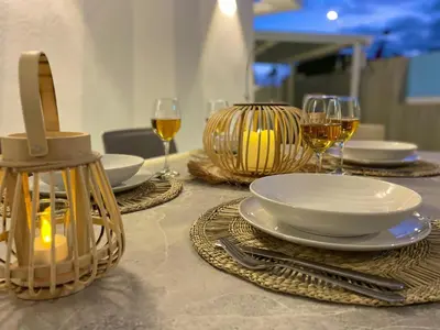 Bebidas en Luxury Bungalow