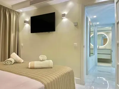 Cama o camas de una habitación en Luxury Bungalow