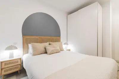 Cama o camas de una habitación en Vivelorural Sun & Sea Las Canteras