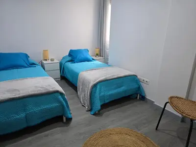 Cama o camas de una habitación en The Blue Tamadaba